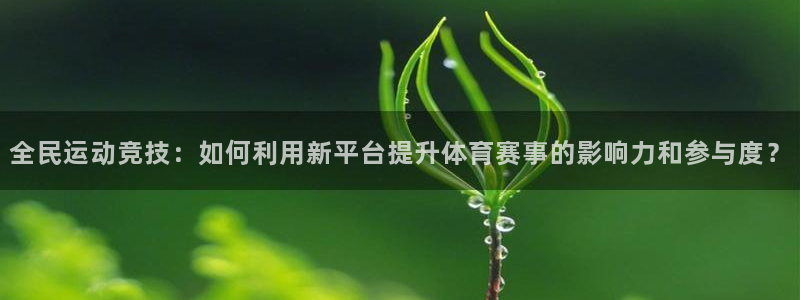 全民运动竞技：如何利用新平台提升体育赛事的影响力和参与度？